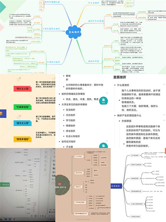 【完满演绎·课堂篇】挫折是“坎”更是“梯” 思维导图助成长