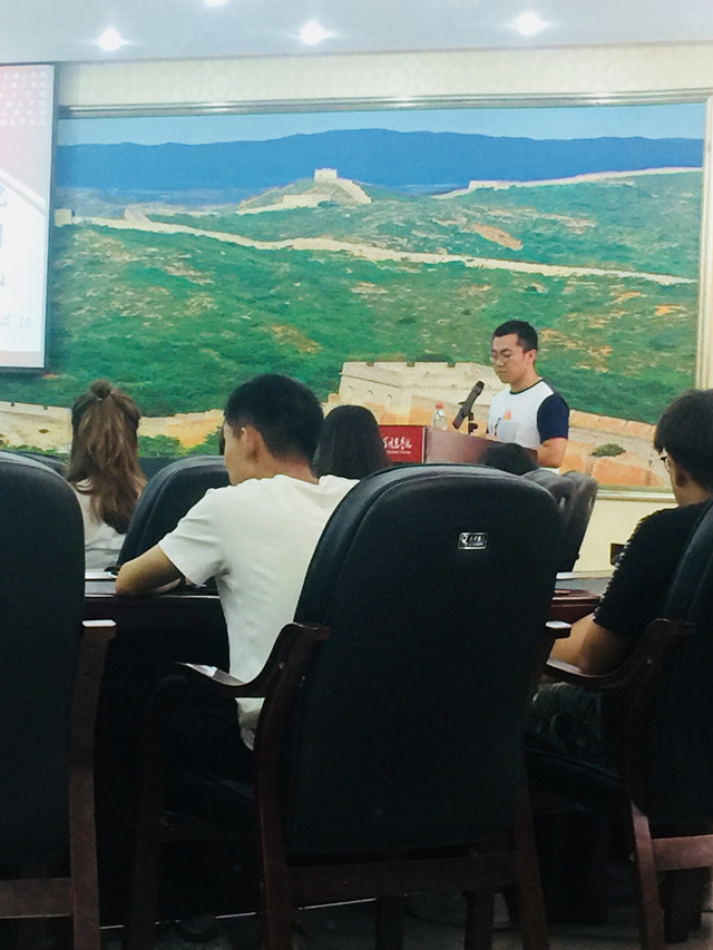 0638太阳集团官网第五届赴英、赴美短期留学团荣誉学生代表在出征仪式上的讲话