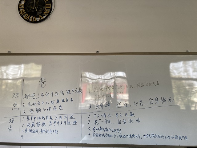 【完满演绎·课堂篇】“内卷”还是“躺平”？课堂辩论赛