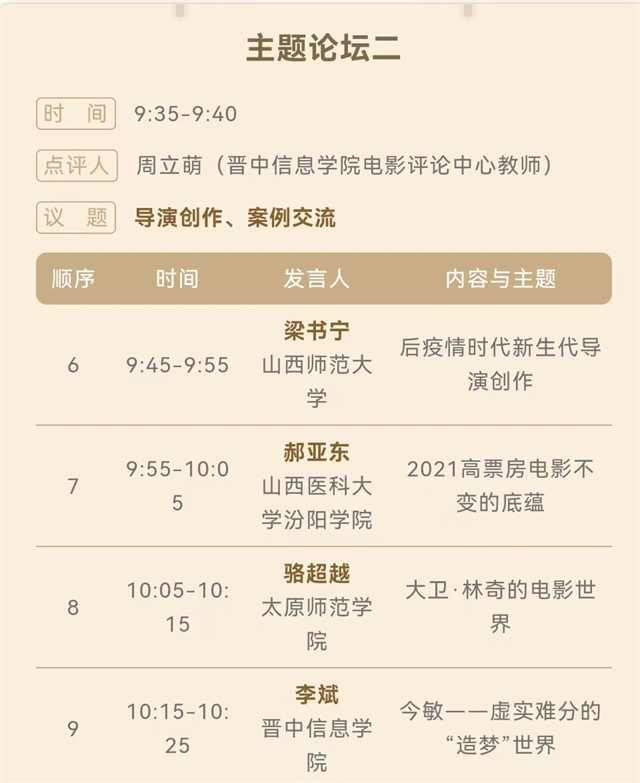 【熠熠生辉·学子篇】远景优秀学子受邀参加2022青年电影评论者论坛并做报告